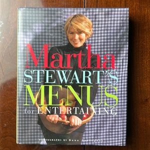 Martha Stewart’s Menus For Entertaining Hardcover